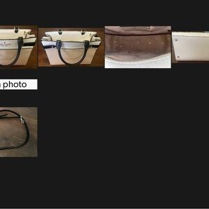 Kate Spade Black, Beige, & Cream Satchel